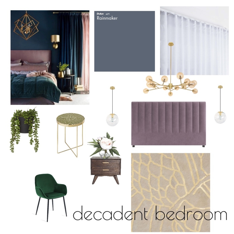 Decandent bedroom Mood Board by tanyajohn82 on Style Sourcebook