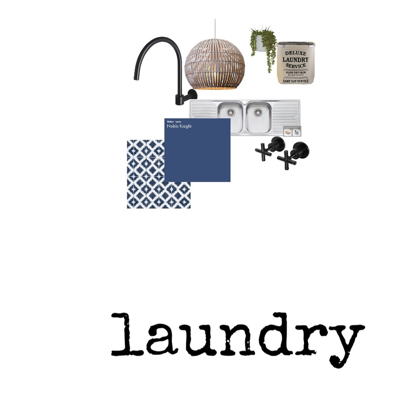 Hamptons Laundry Mood Board by StyleChic on Style Sourcebook