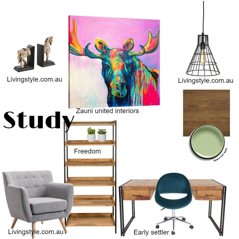 study Mood Board by Melissa.guzzardi on Style Sourcebook