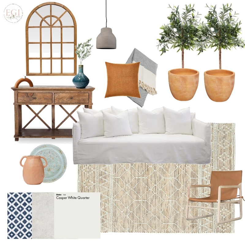Santorini Inspired Mood Board by Eliza Grace Interiors on Style Sourcebook