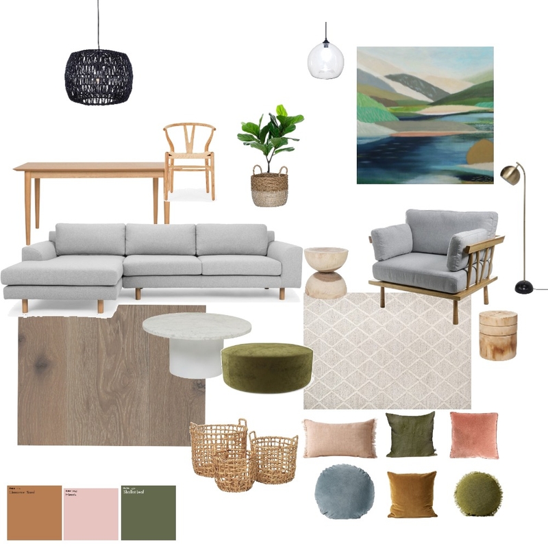 Ocean Grove Living Room Option 2 Mood Board by georgiebelcher on Style Sourcebook