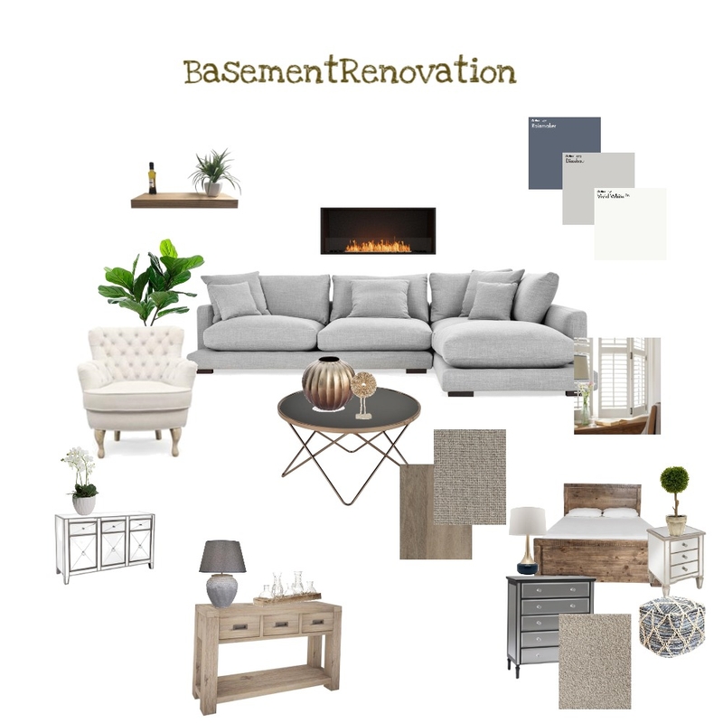 Basement remodel Mood Board by MariaAnthopoulos on Style Sourcebook