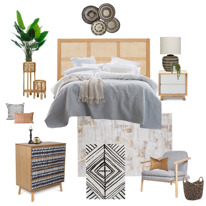 Tribal Boho Mood Board by Haus & Hub Interiors on Style Sourcebook