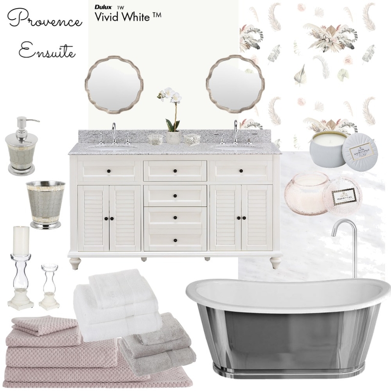 Provence Ensuite Mood Board by Jo Laidlow on Style Sourcebook