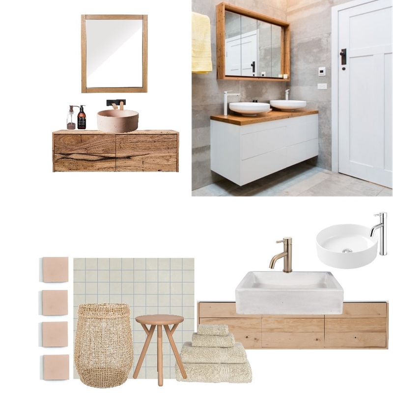 Reinventing the apricot bathroom Mood Board by Sidehustleprojects on Style Sourcebook