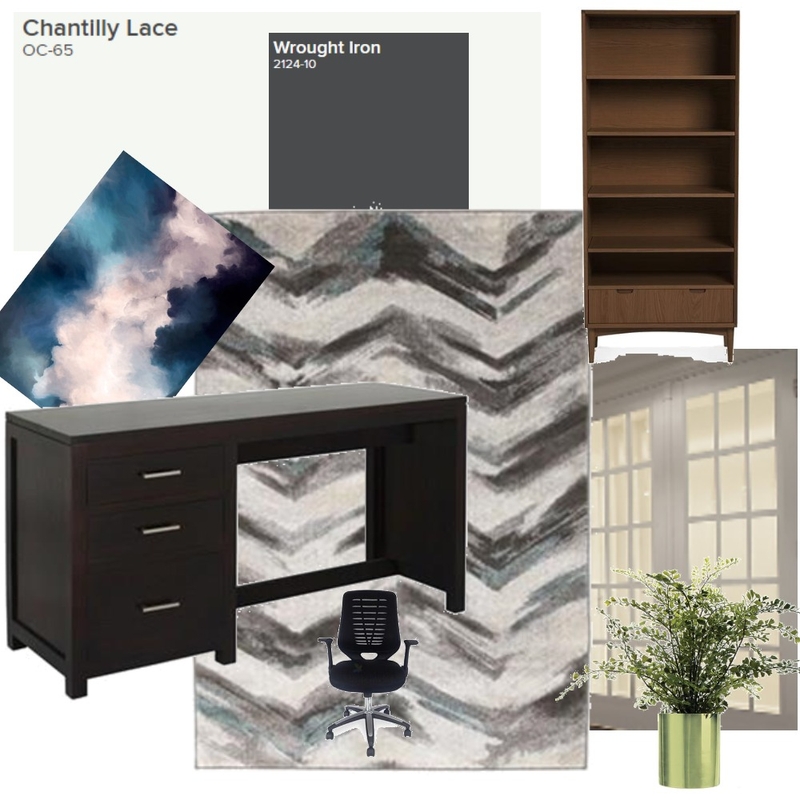 Office Study Mood Board by BriannaSavarino on Style Sourcebook