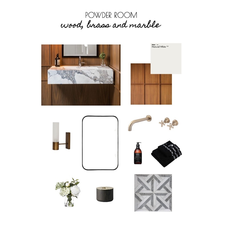 Powder Room Mood Board by RPressDesign on Style Sourcebook