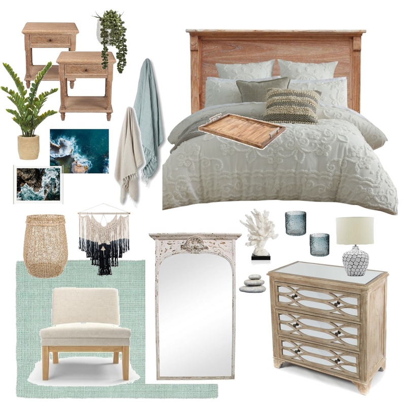 Coastal bedroom Mood Board by 55 Park Interiors on Style Sourcebook