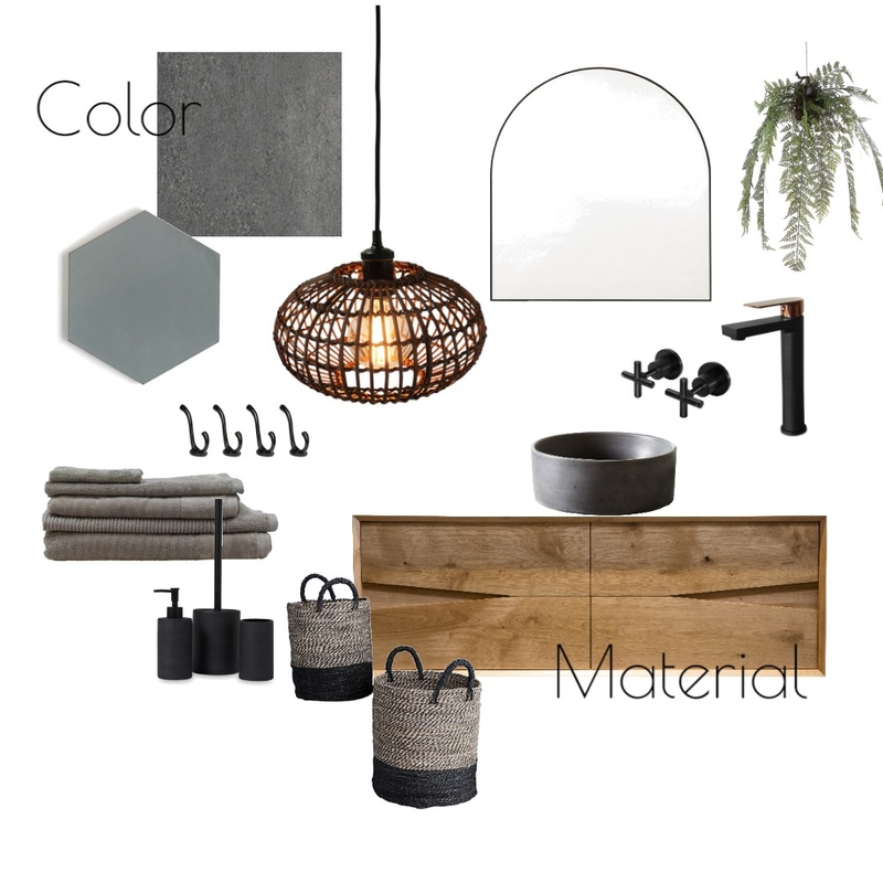 Lavabo contraste material y color Mood Board by agveinteriorismo on Style Sourcebook