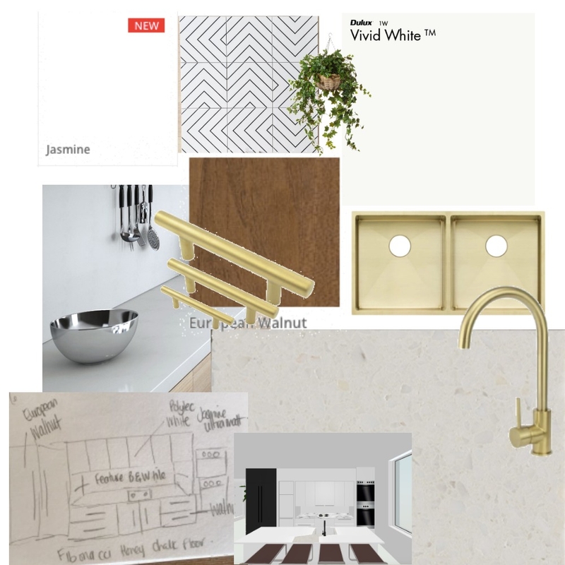 mid century kitchen Mood Board by Oleander & Finch Interiors on Style Sourcebook