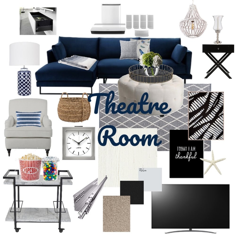 Home Theatre Mood Board by miasaccardo on Style Sourcebook