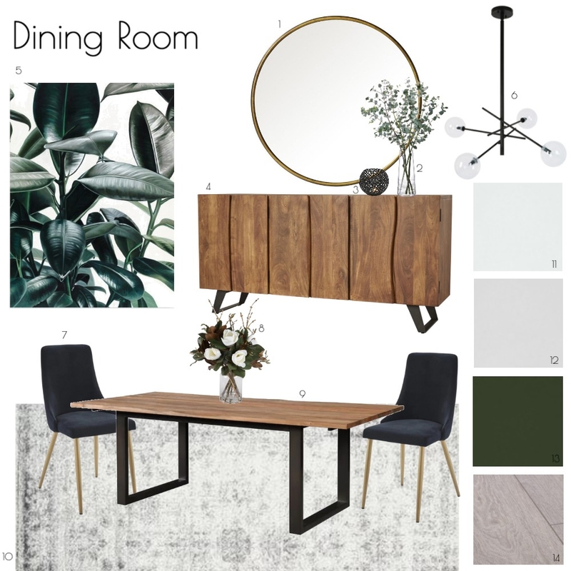 Dining Room #3 Mood Board by madzgartside on Style Sourcebook