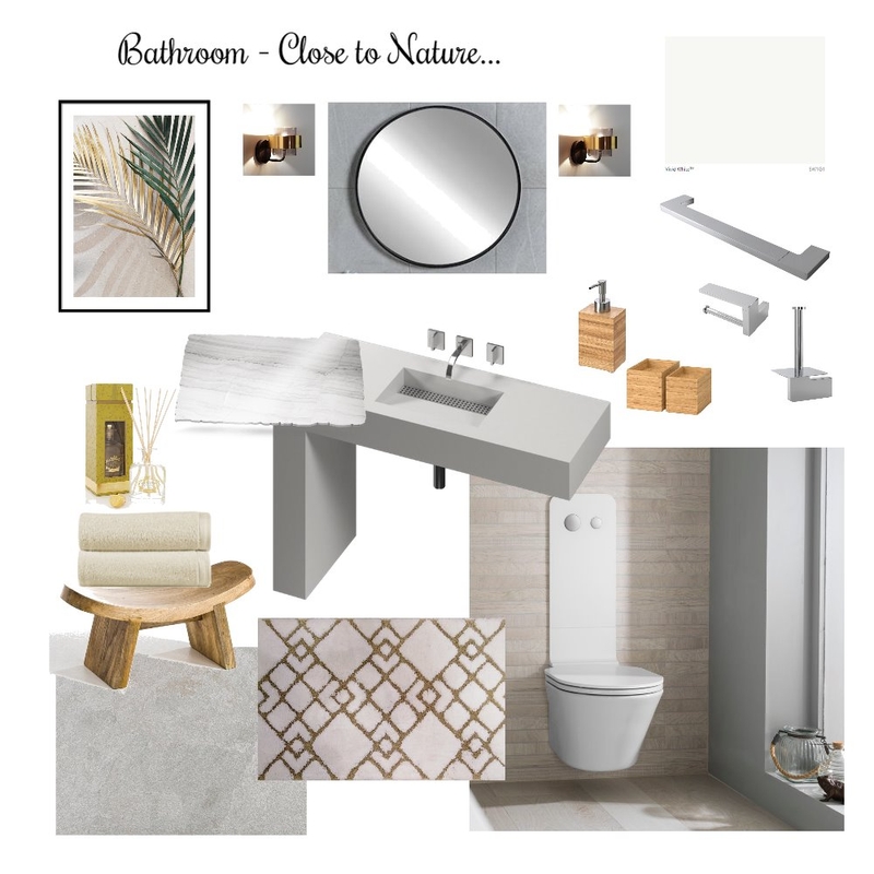 bathroom close to nature Mood Board by DA Tailors on Style Sourcebook
