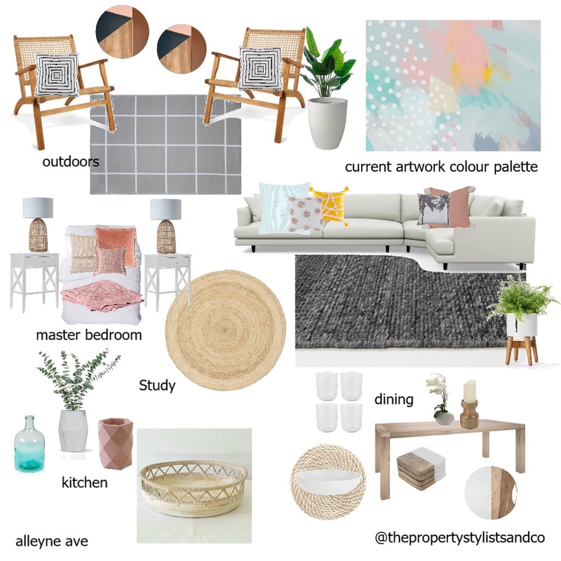 alleyne ave Mood Board by The Property Stylists & Co on Style Sourcebook