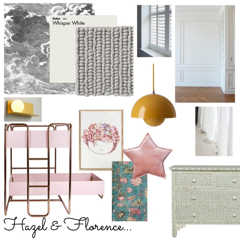 Girls room Mood Board by The Stylin Tribe on Style Sourcebook