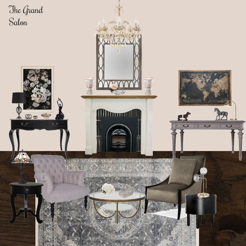 The Grand Salon Mood Board by Jo Laidlow on Style Sourcebook