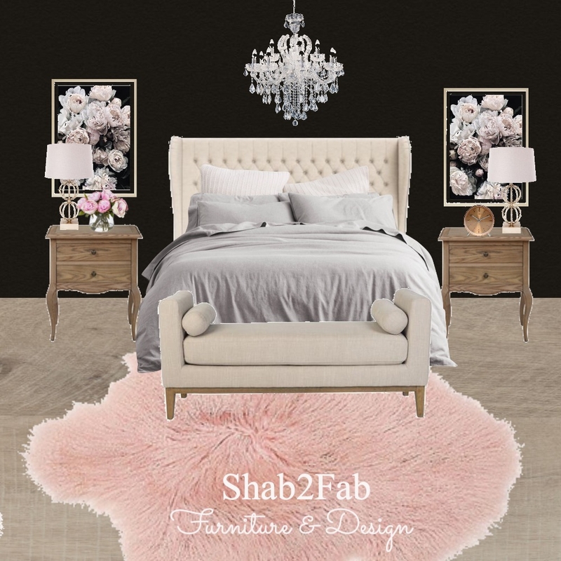 Moody Floral Bedroom Mood Board by Shab2Fab on Style Sourcebook