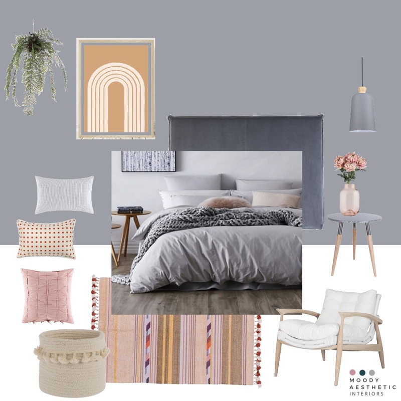 Calm Bedroom Mood Board by Moody Aesthetic Interiors on Style Sourcebook