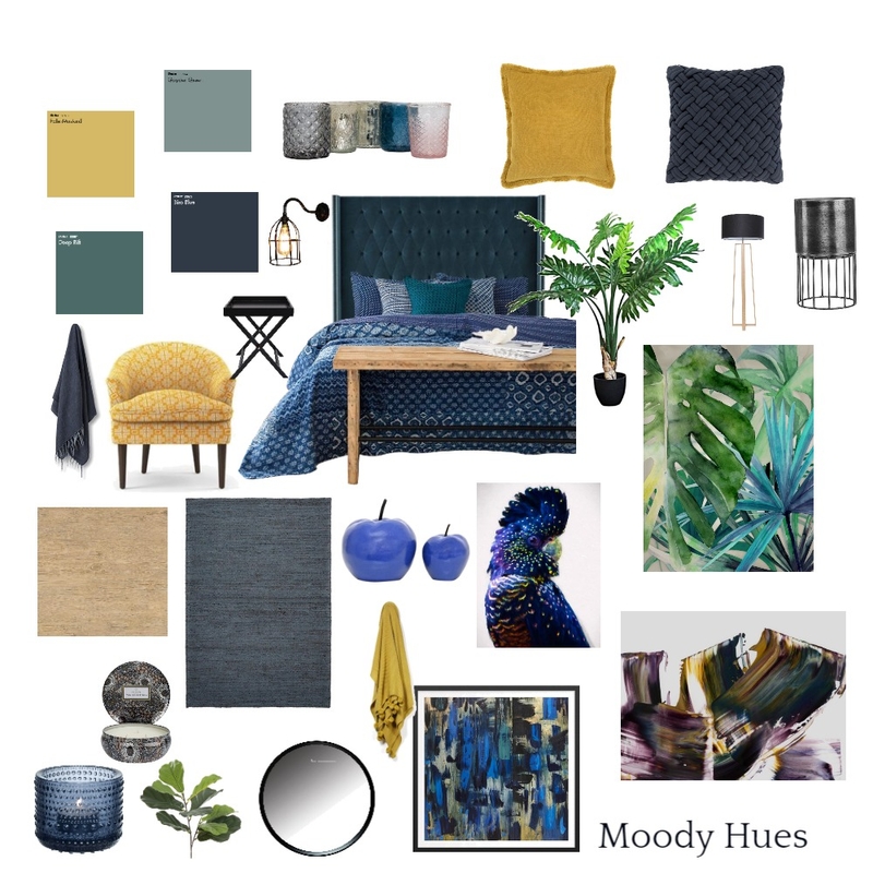 Moody Hues Mood Board by BonnieBella on Style Sourcebook