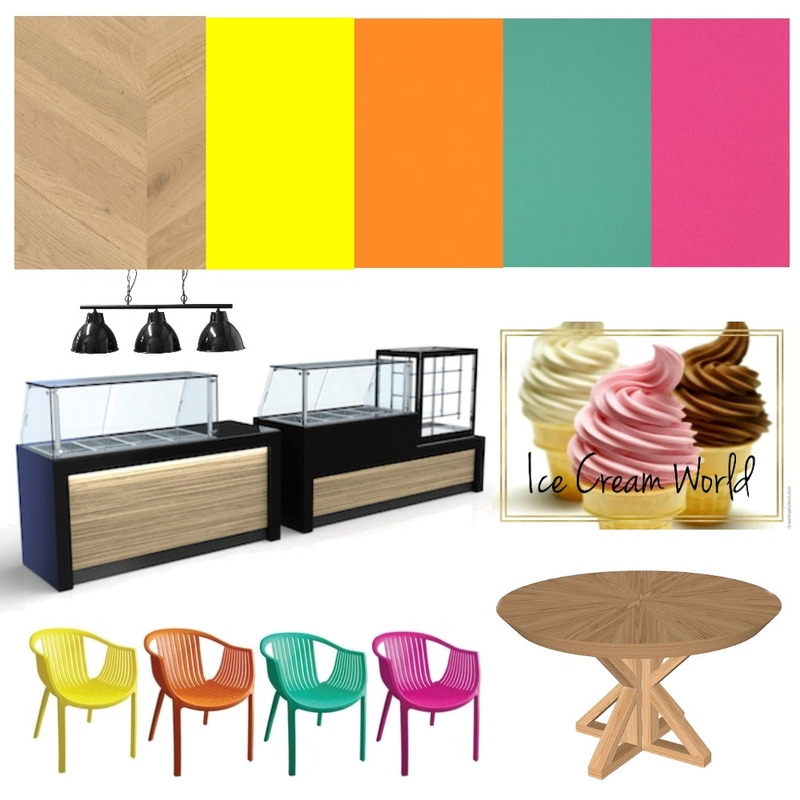 Ice Cream World Mood Board by natalikalifa on Style Sourcebook