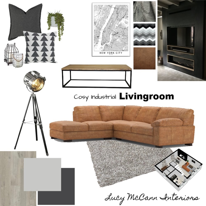 Living Area Module 9 Mood Board by LucyMcCann on Style Sourcebook