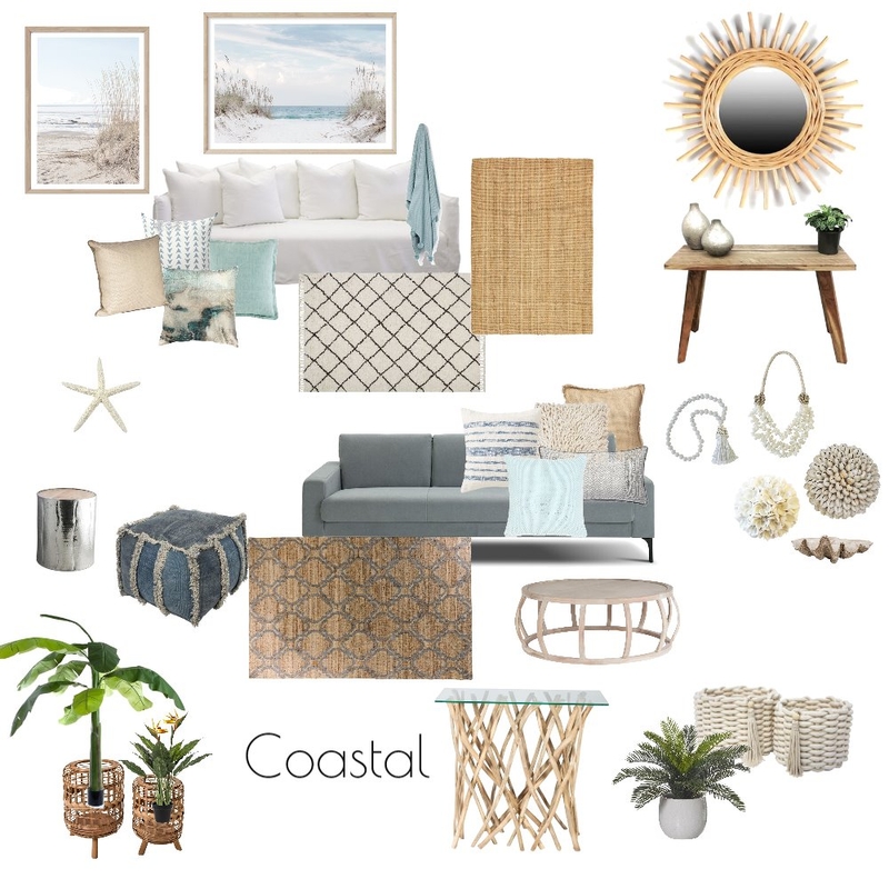 Coastal Mood Board by rozpot on Style Sourcebook