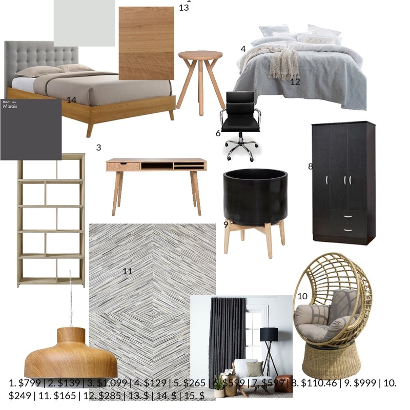 bedroom Mood Board by jorja_edwards on Style Sourcebook