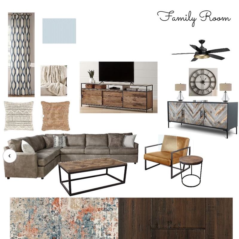 Family Room Mood Board by rrenn on Style Sourcebook
