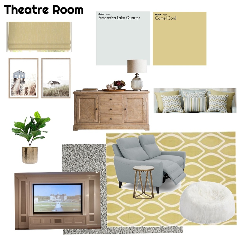 Theatre Room Mood Board by nicstyled on Style Sourcebook