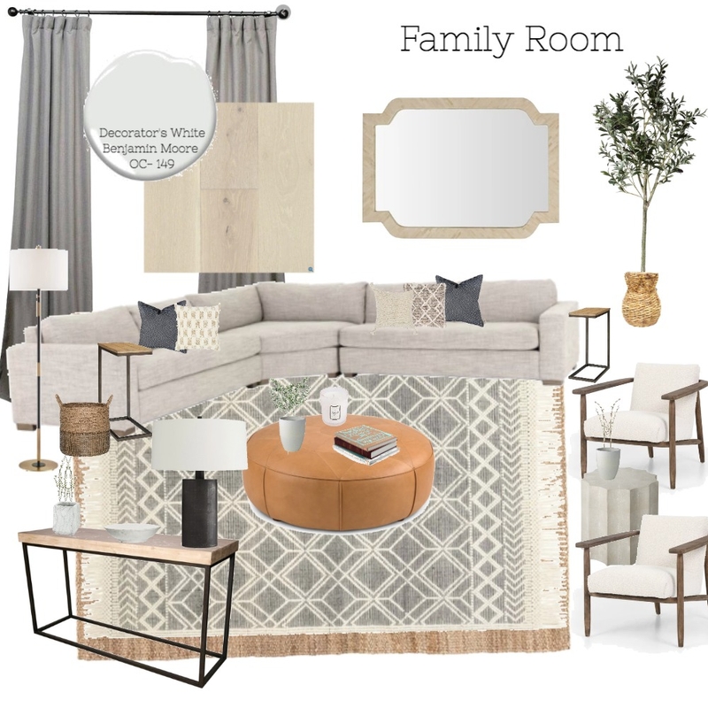 Module 9 Family Room Mood Board by jasminarviko on Style Sourcebook