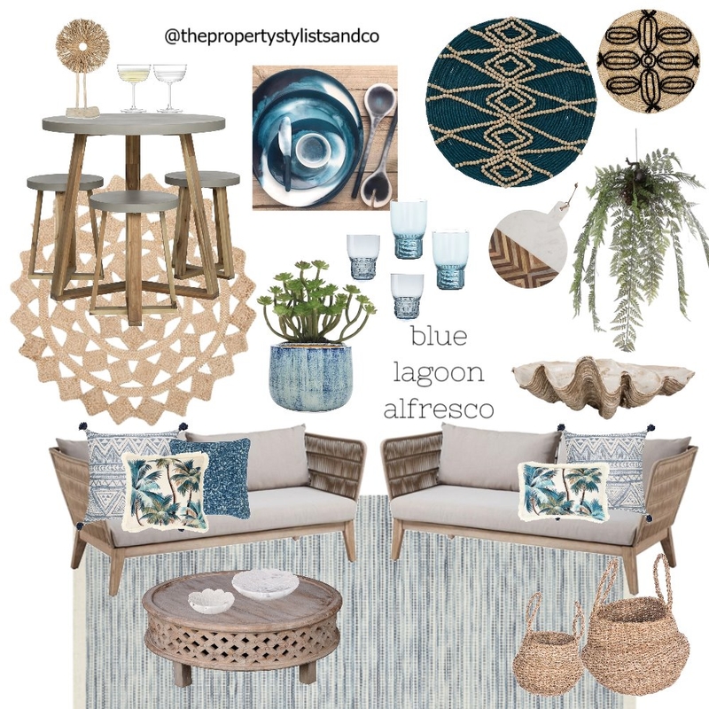 blue lagoon alfresco Mood Board by The Property Stylists & Co on Style Sourcebook