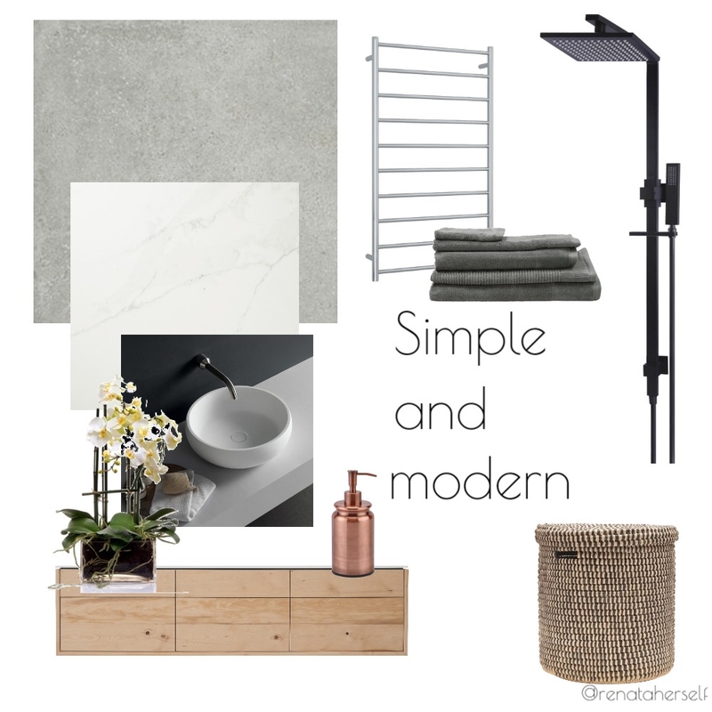 Simple and modern Mood Board by Renata on Style Sourcebook
