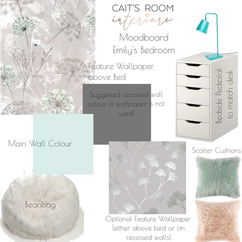 Emily's Bedroom Mood Board by caitsroom on Style Sourcebook