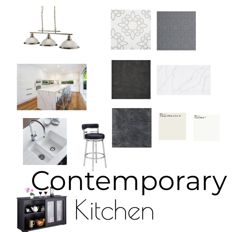 Contemporary kitchen Mood Board by sandandstoneshomes on Style Sourcebook