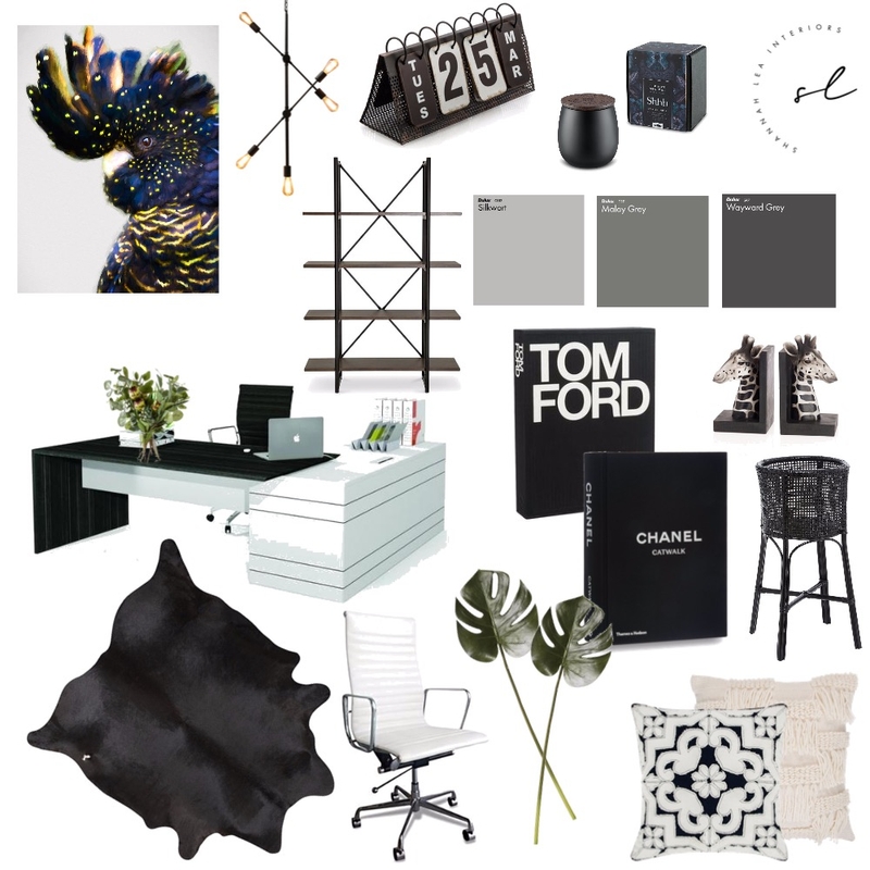 HIGH FASHION OFFICE Mood Board by Shannah Lea Interiors on Style Sourcebook