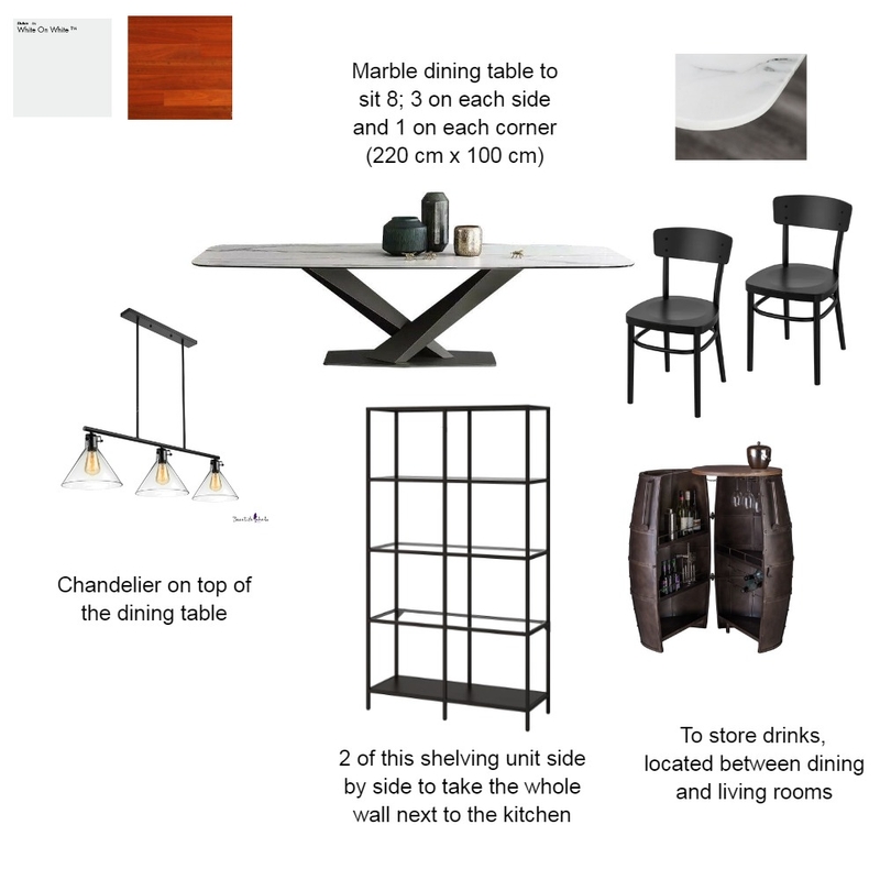 Tina's Dining Room Mood Board by Maxi on Style Sourcebook