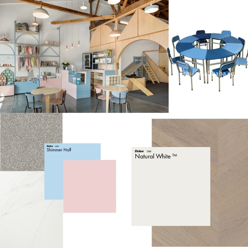 Blue Daycare Mood Board by creationsbyflo on Style Sourcebook