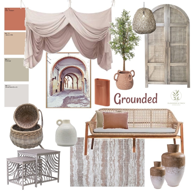 Grounded draft 1 Mood Board by Oleander & Finch Interiors on Style Sourcebook