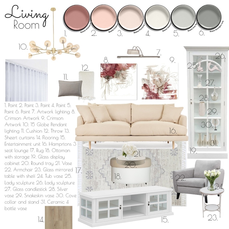 Living Room Mood Board by Elaine2186 on Style Sourcebook