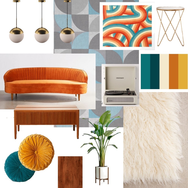 Retro Chic Mood Board by jjdiflorio on Style Sourcebook