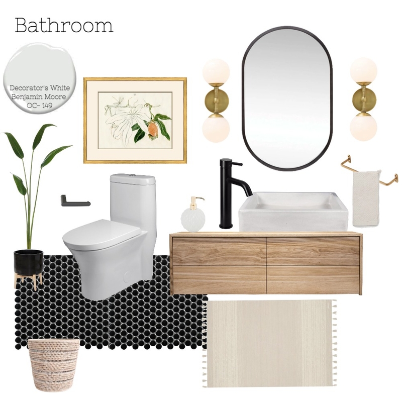 Module 9 Bathroom Mood Board by jasminarviko on Style Sourcebook