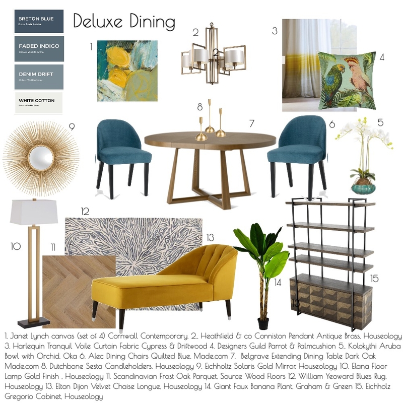 Dining Room Mood Board by JSelby on Style Sourcebook