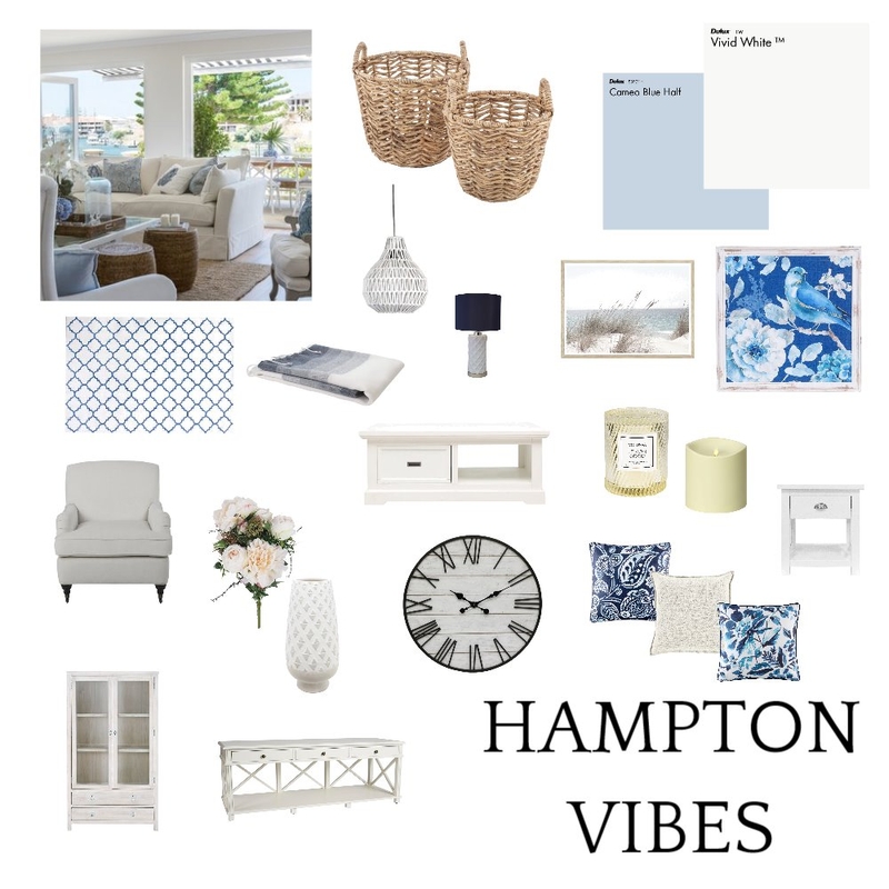 Hamptons Mood Board by Lane on Style Sourcebook