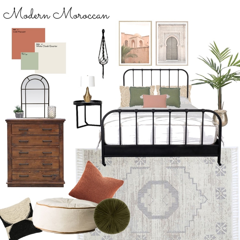 Modern Moroccan Mood Board by The Inner Collective on Style Sourcebook