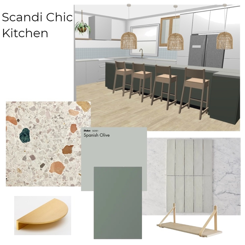 Scandi-chic kitchen Mood Board by Haustylish Interior Design on Style Sourcebook