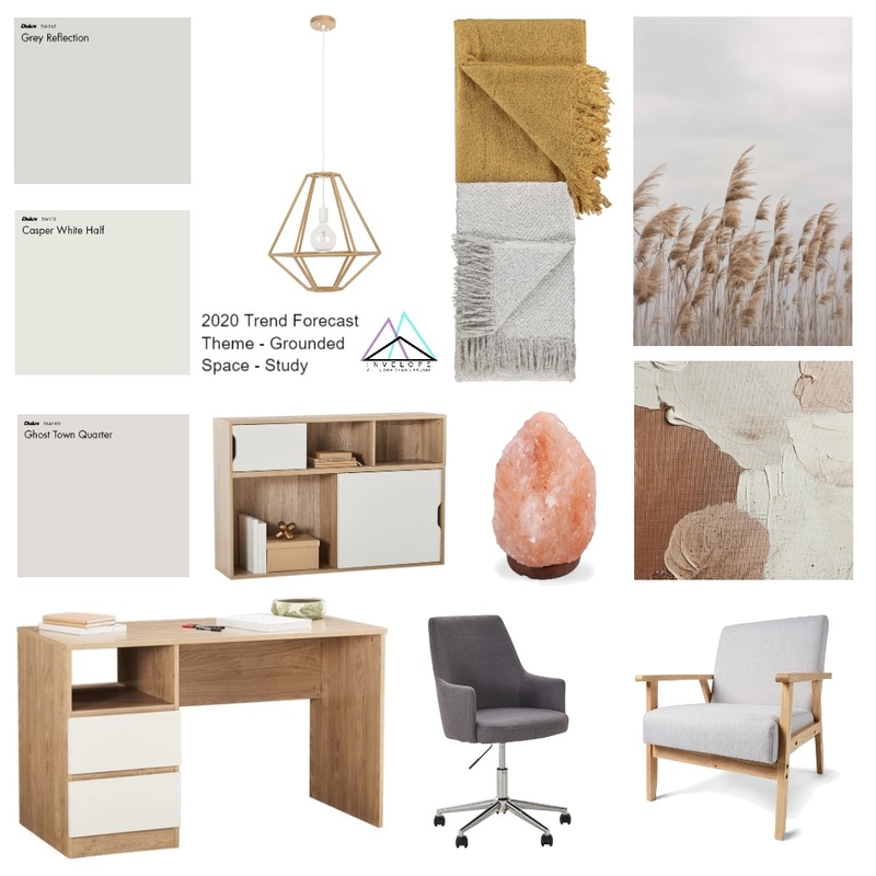 Grounded Dulux 2020 forecast Mood Board by Invelope on Style Sourcebook