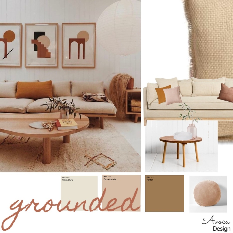GROUNDED Mood Board by Avoca Design on Style Sourcebook