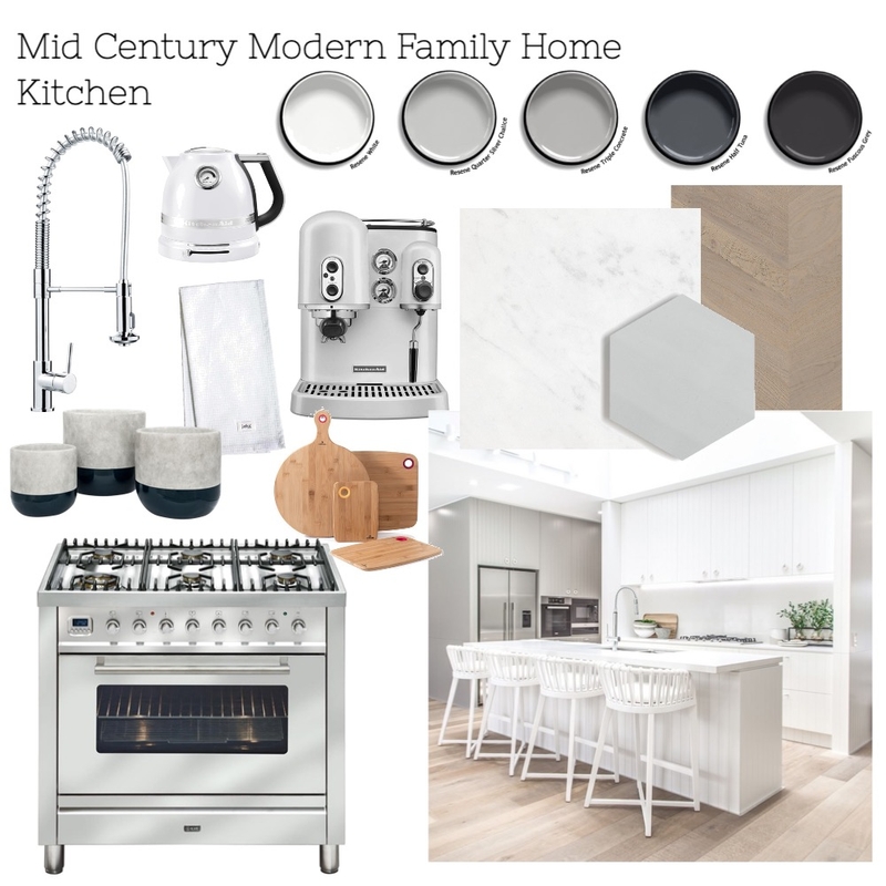 Module 9 - Kitchen Mood Board by ErinPetracco on Style Sourcebook