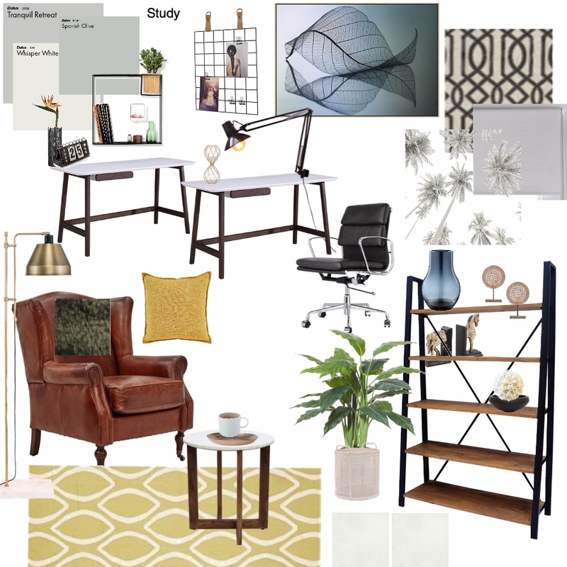 Study Mood Board by Daleen on Style Sourcebook