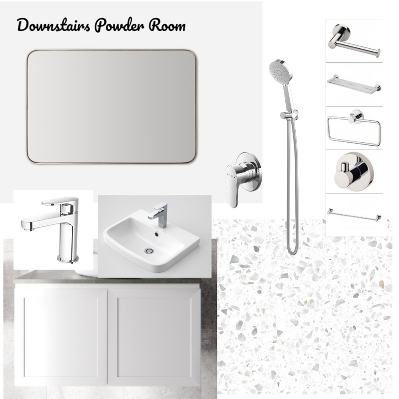 Downstairs Powder Room Mood Board by lodge_reno on Style Sourcebook
